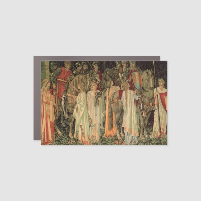 Medieval Knights of the Round Table Car Magnet (Front)