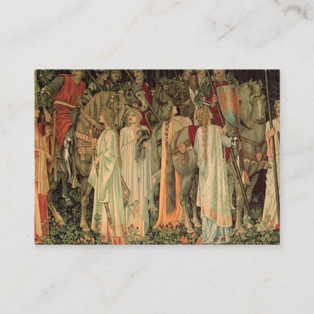 Medieval Knights of the Round Table Enclosure Card (Front)