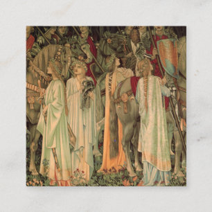 Medieval Knights of the Round Table Enclosure Card