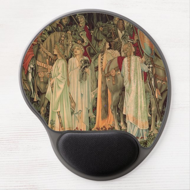 Medieval Knights of the Round Table Gel Mouse Pad (Front)