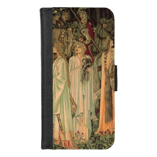 Medieval Knights of the Round Table iPhone Wallet Case (Front)