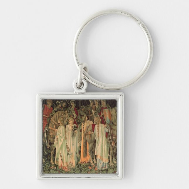 Medieval Knights of the Round Table Keychain (Front)