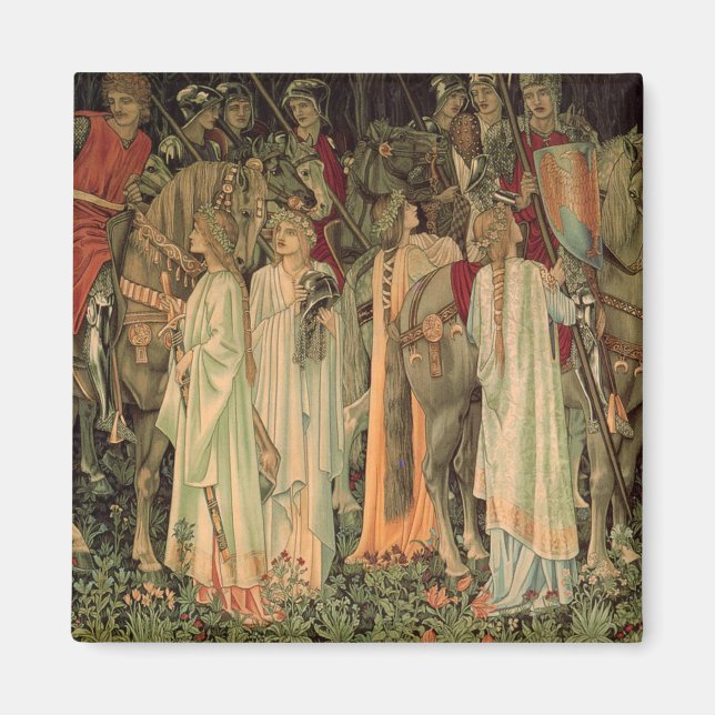 Medieval Knights of the Round Table Magnet (Front)