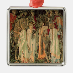 Medieval Knights of the Round Table Metal Ornament