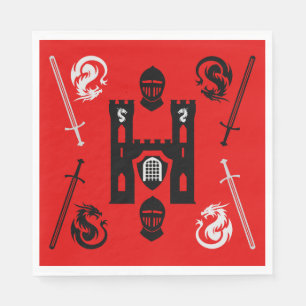 Medieval Knights Of The Round Table Napkins