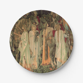 Medieval Knights of the Round Table Paper Plates