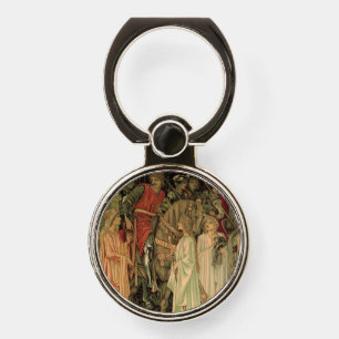Medieval Knights of the Round Table Phone Ring Stand