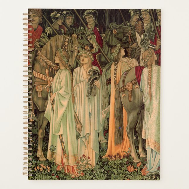 Medieval Knights of the Round Table Planner (Front)