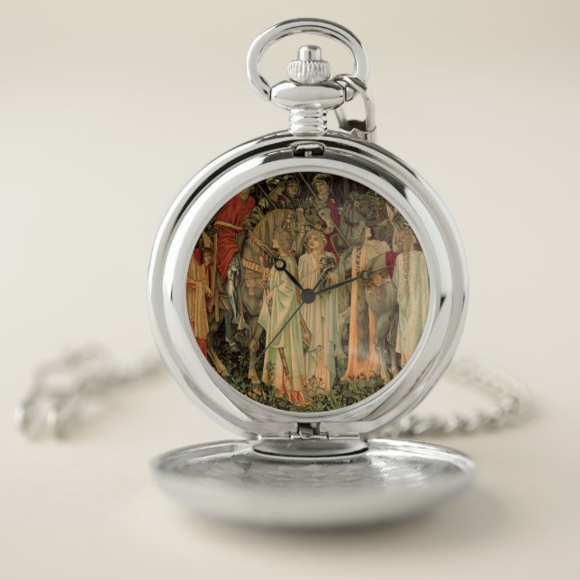 Medieval Knights of the Round Table Pocket Watch (Inside)