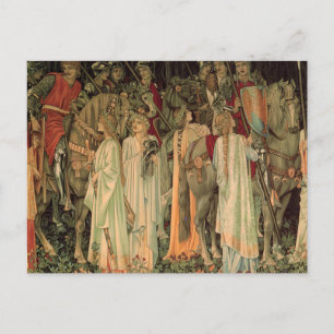 Medieval Knights of the Round Table Postcard