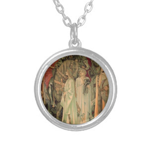 Medieval Knights of the Round Table Silver Plated Necklace