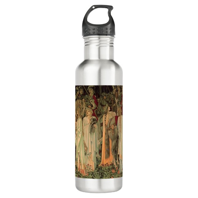 Medieval Knights of the Round Table Stainless Steel Water Bottle (Front)