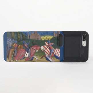 Medieval knights on horseback iPhone 8/7 plus slider case