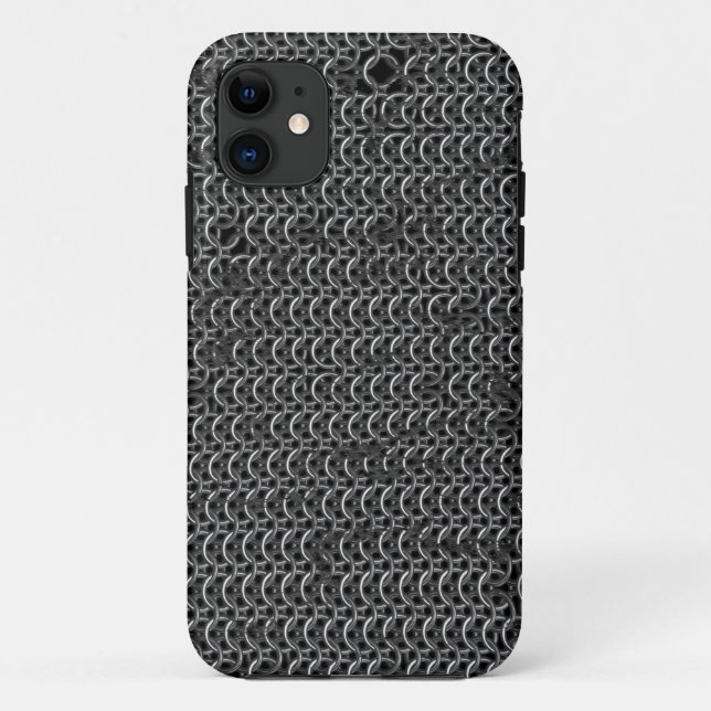 Medieval Knights Templar Chain Mail effect Case-Mate iPhone Case (Back)