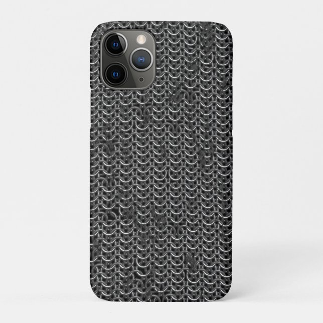 Medieval Knights Templar Chain-Mail effect Case-Mate iPhone Case (Back)