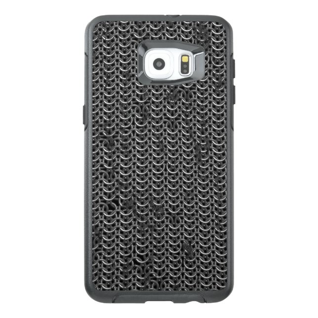 Medieval Knights Templar Chain-Mail effect OtterBox Samsung Galaxy Case (Back)