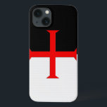 Medieval Knights Templar Cross Flag iPhone 13 Case<br><div class="desc">One of the Cross Flag Designs often historically associated with the Templar Knights.

 https://en.wikipedia.org/wiki/Knights_Templar</div>