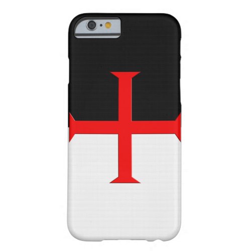 Medieval Knights Templar Cross Flag Barely There iPhone 6 Case