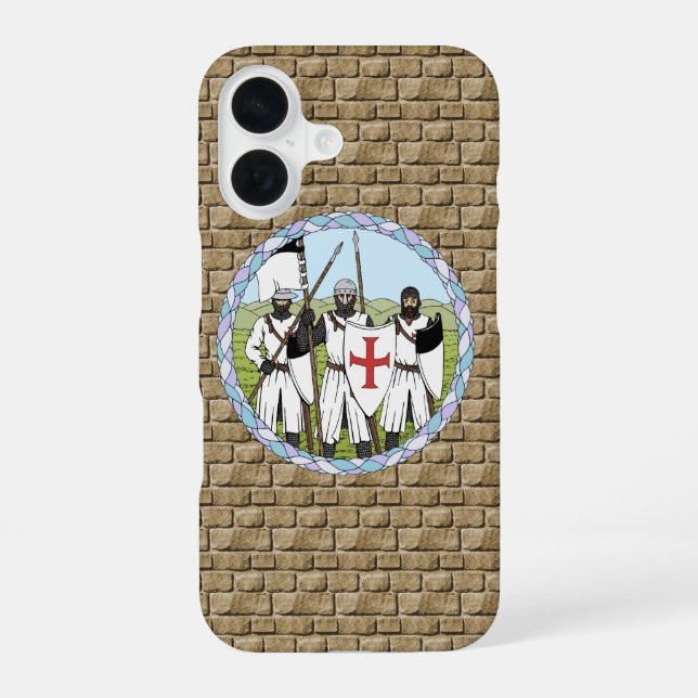 Medieval Knights Templar Iphone Case (Back)