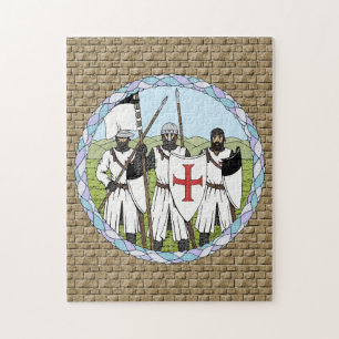 Medieval Knights Templar Jigsaw Puzzle