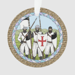 Medieval Knights Templar Ornament