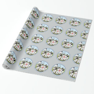 Medieval Knights Templar Wrapping Paper