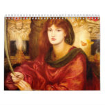 Medieval Ladies Knight Custom Printed Calendar at Zazzle