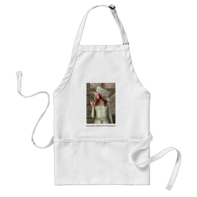 Medieval Lady Adult Apron (Front)