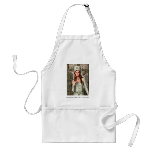 Medieval Lady  Adult Apron (Front)