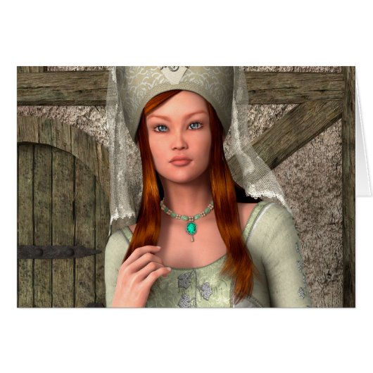 Medieval Lady Cards (Front Horizontal)