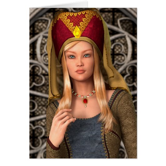 Medieval Lady Cards (Front)