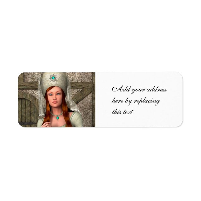 Medieval Lady  Label (Front)