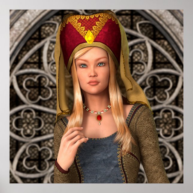 Medieval Lady Poster (Front)