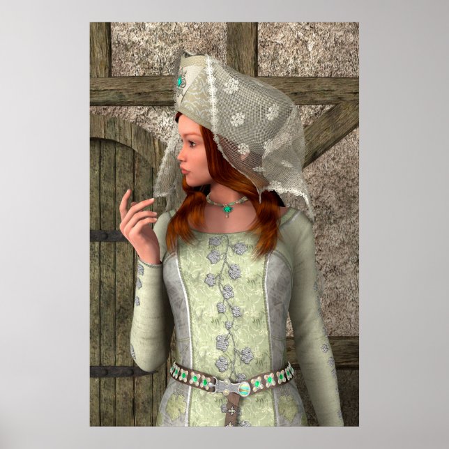 Medieval Lady Poster (Front)