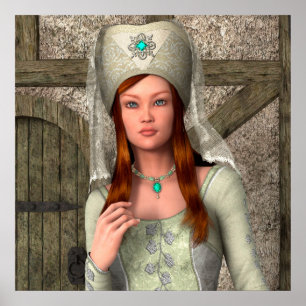 Medieval Lady  Poster