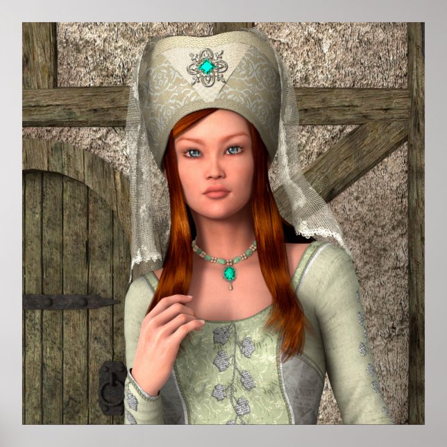 Medieval Lady  Poster (Front)