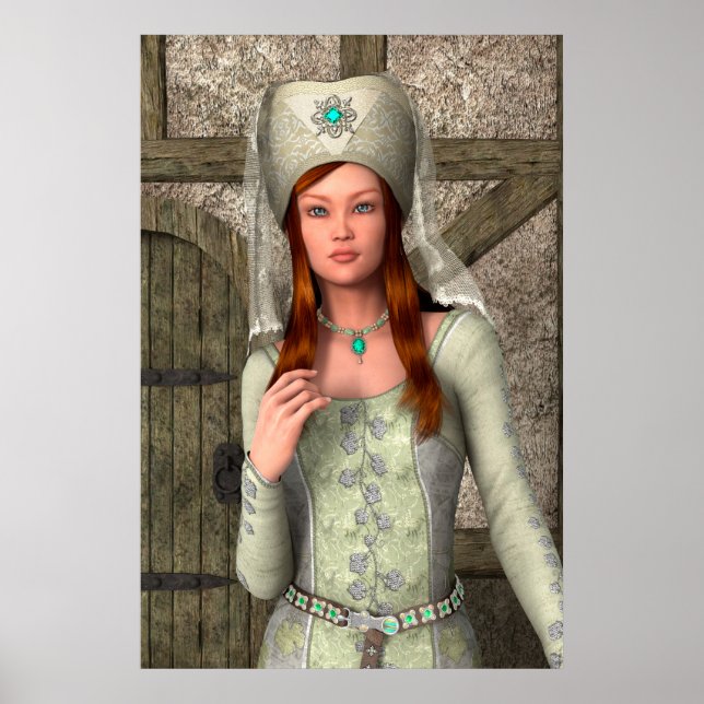 Medieval Lady  Poster (Front)