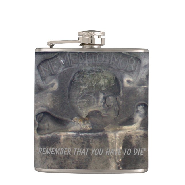 Medieval Latin gravestone Flask (Front)