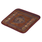 Medieval Leather Book Cover Lion Rampant (Front Bottom)