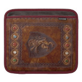 Medieval Leather Book Cover Lion Rampant (Front)