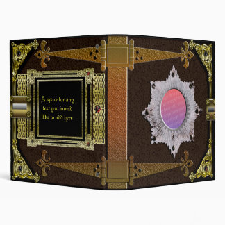medieval leather tome binder