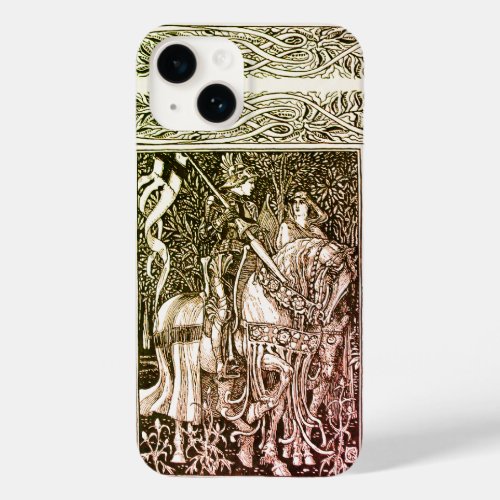 MEDIEVAL LEGENDS Lady And Knight Horseback Floral  Case_Mate iPhone 14 Case