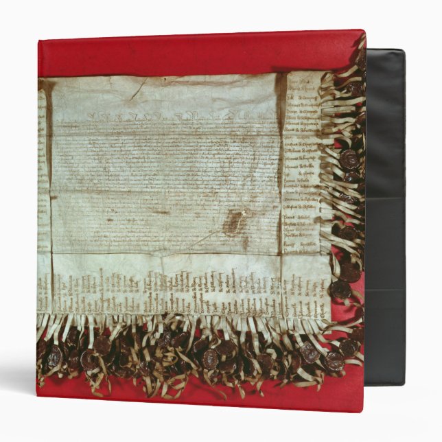 Medieval letter of protest from the Bohemian 3 Ring Binder (Front/Inside)