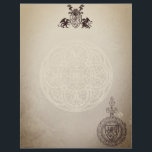 Medieval Letterhead<br><div class="desc">This letterhead evokes the medieval European period. It is not necessarily correct in historic terms, but might still be useful to transport a medieval-themed message you wish to convey. It uses the lion as one of the most prevalent medieval charges for coats of arms and repeats that charge on the...</div>