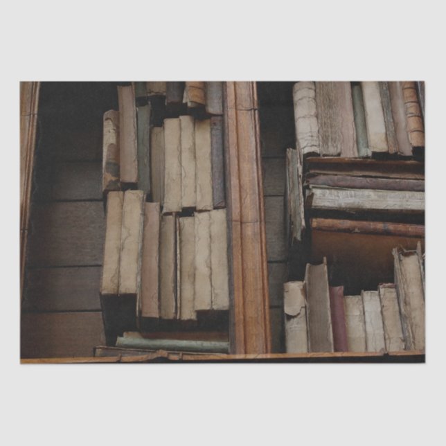 Medieval Library and Books of Antiquity Tissue Paper (Front)