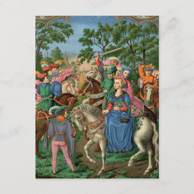 Medieval Life Postcard (Front)