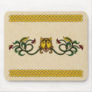 Medieval Lion Design Mouse Pad
