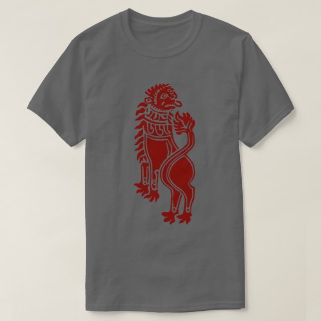 Medieval Lion T-Shirt (Design Front)