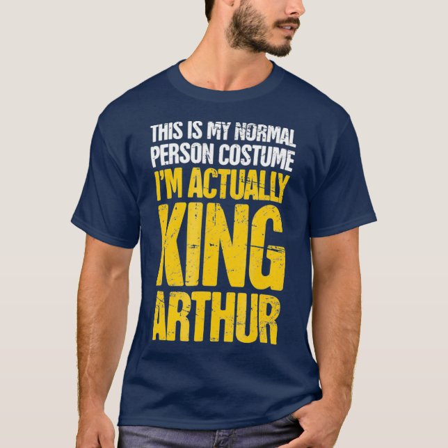 Medieval Literature King Arthur T-Shirt (Front)