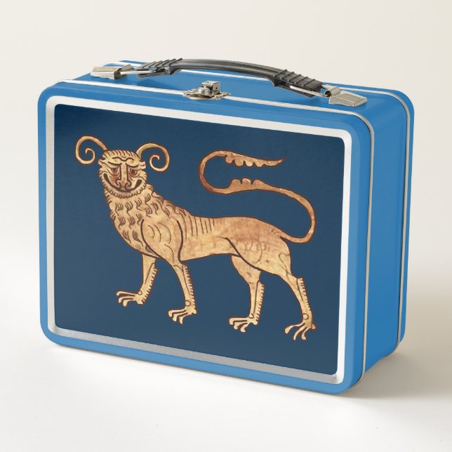 Medieval Manticore Metal Lunchbox (Front)